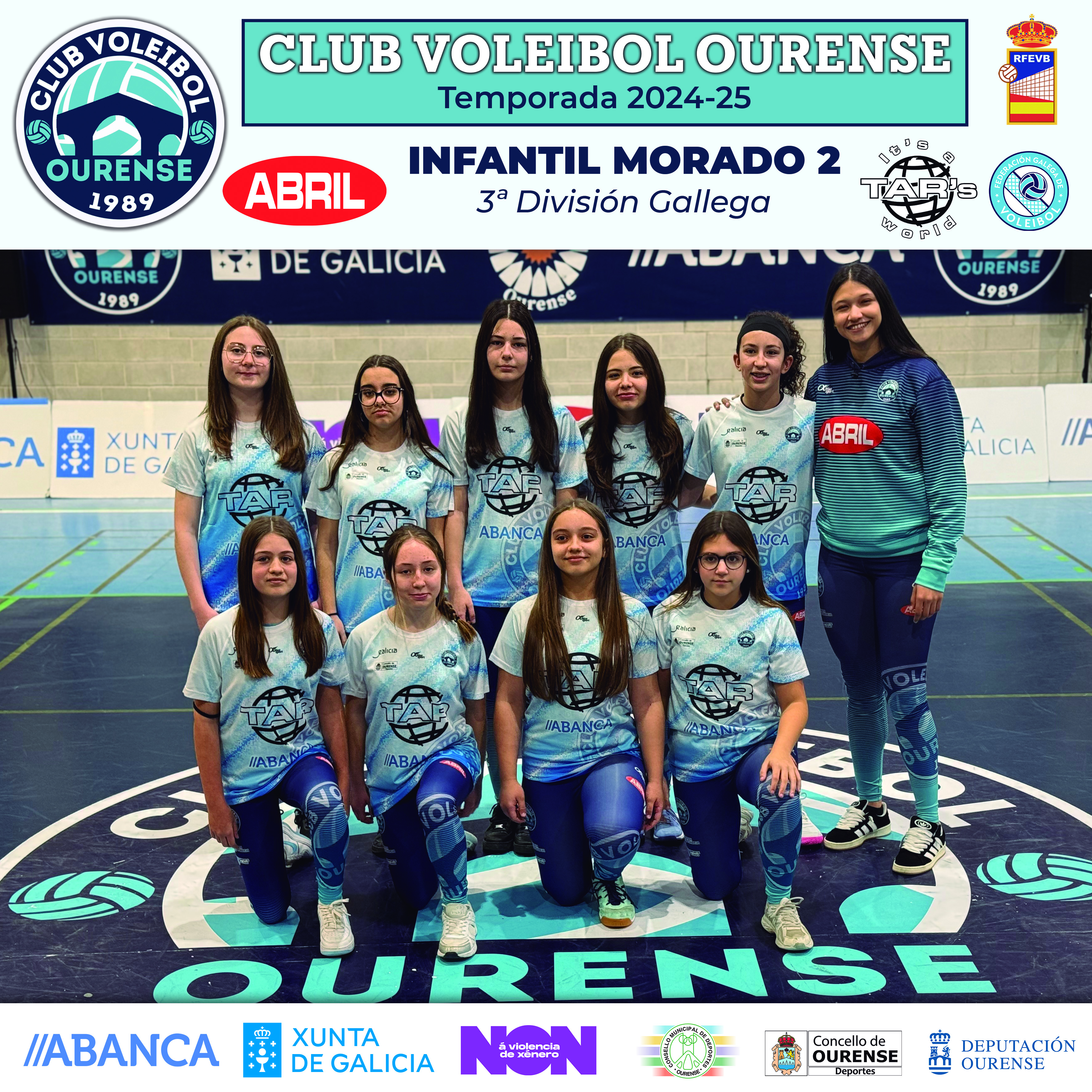 equipo Infantill morado 2 femenino